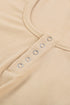 U Neck Button Knit Long Sleeve Top